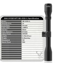 DISCOVERYOPT Miras ópticas  MS 3-9X50IR-SFP-MOA Diámetro: 25,4 mm 