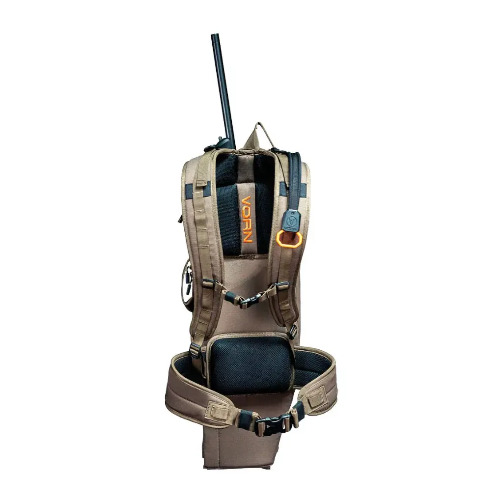MOCHILA DE CAZA CON PORTA RIFLE VORN LT12
