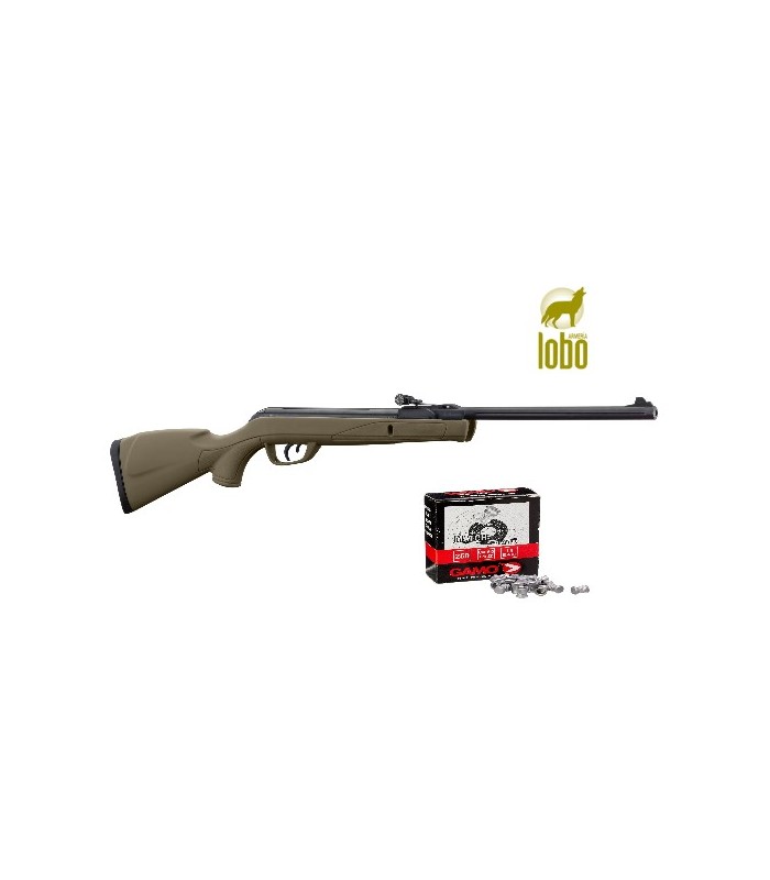CARABINA GAMO DELTA KAKI CAL/4,5 + 1 CAJA DE BALINES