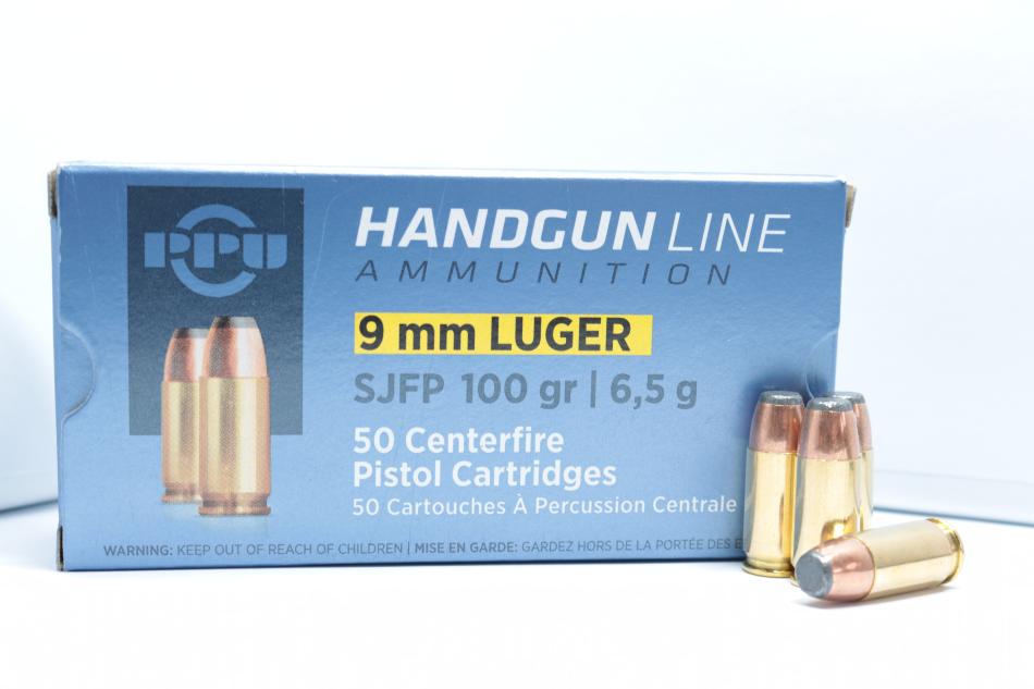 PARTIZAN 9MM LUGER SJFP 100G SEMIBLINDADA (CAJAS DE 50)