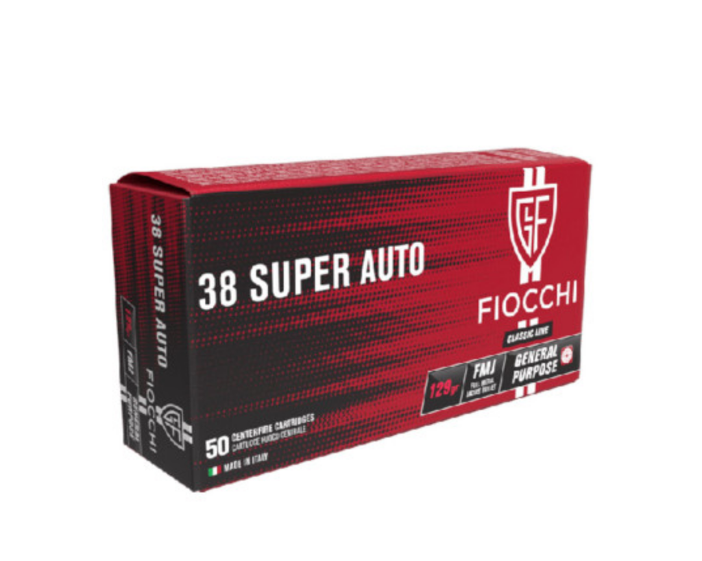 FIOCHI 38 SUPERAUTO (9MM LARGO)  (CAJAS DE 50)