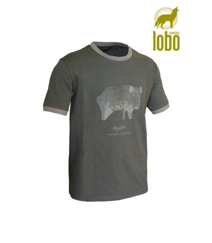 CAMISETA BENISPORT ALGODON JABALI TALLA M