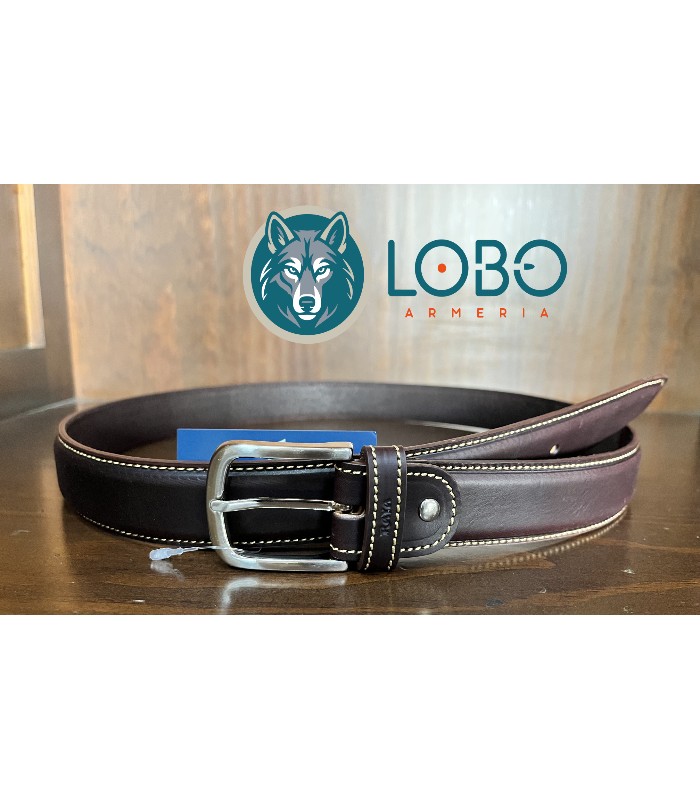 CINTURON ALOMADO CUERO ABAT. 35MM