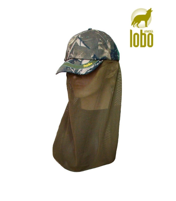 GORRA BENISPORT 6 PANELES CON MALLA