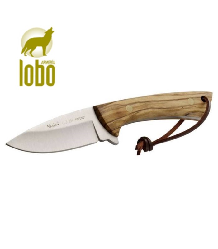 CUCHILLO MUELA HOJA ENTERIZA CACHAS MADERA OLIVO M.COL-9.OL