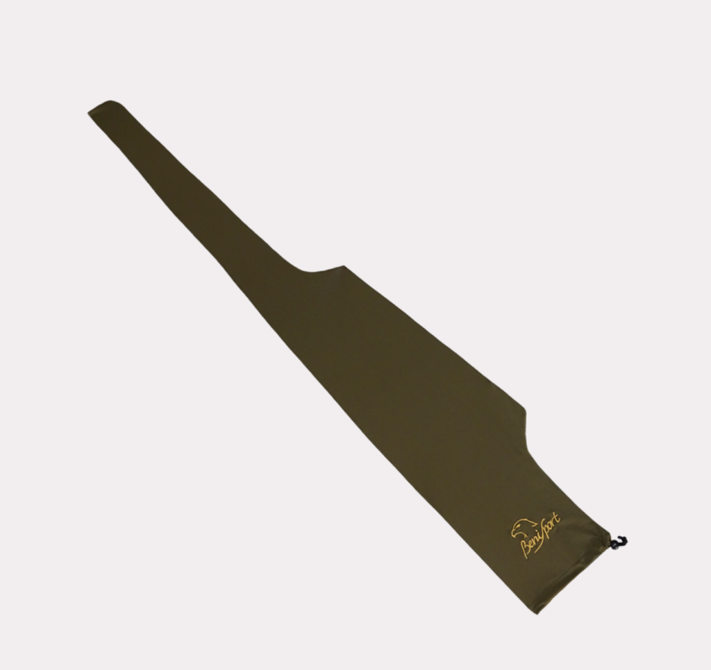 FUNDA RIFLE CALCETIN LICRA CAQUI