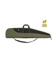 FUNDA CARABINA GAMO CON VISOR NEGRA/VERDE 125X27CM