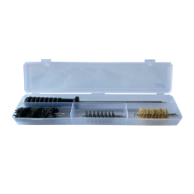 ESTUCHE DE LIMPIEZA EN PLASTICO TRANSPARENTE PARA ESCOPETA