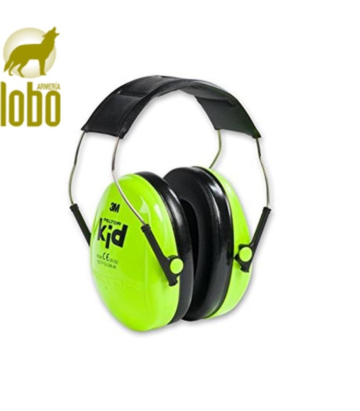 AURICULARES PELTOR NIÑOS H510AK-442-RE KID VERDE