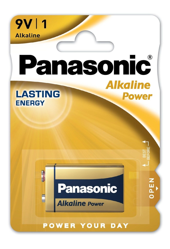 PILAS PANASONIC ALKALINA POWER 9V