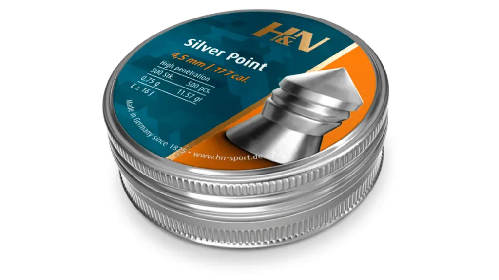 BALINES H&N SILVER POINT C/4,5 (CAJA DE 500)