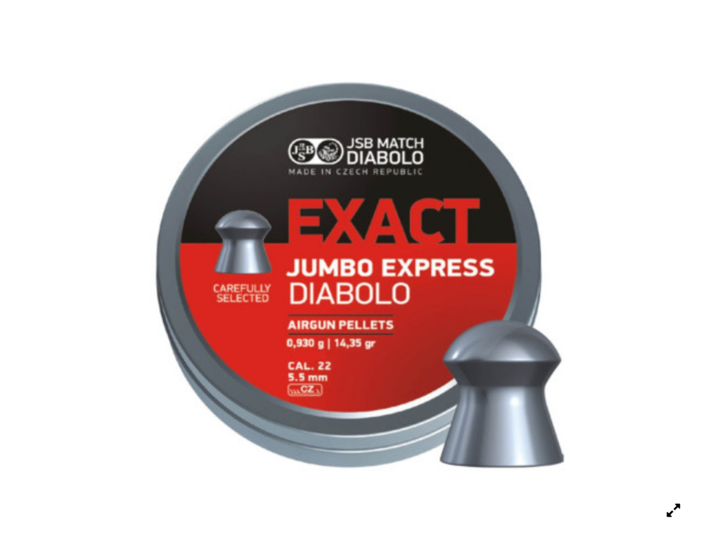 BALINES JSB EXACT JUMBO EXPRESS DIABOLO C/5,5 (250 UNIDADES)