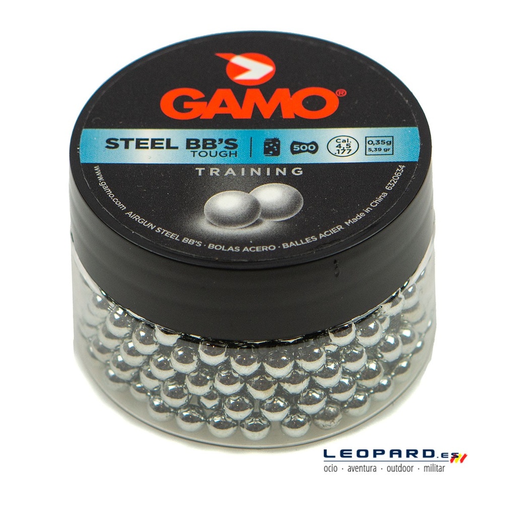 BALINES GAMO BOLAS STEEL BB C/4,5 (CAJA DE 500)