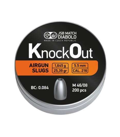 BALINES JSB KO SLUGS C/5,5  (200 UNIDADES)