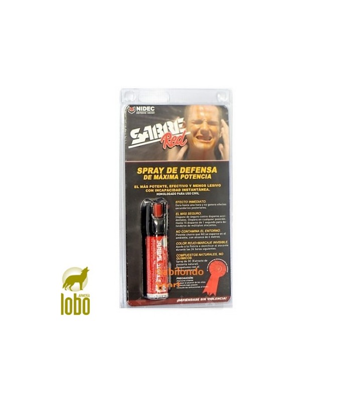 SPRAY DE DEFENSA PERSONAL SABRE RED GEL 22ML