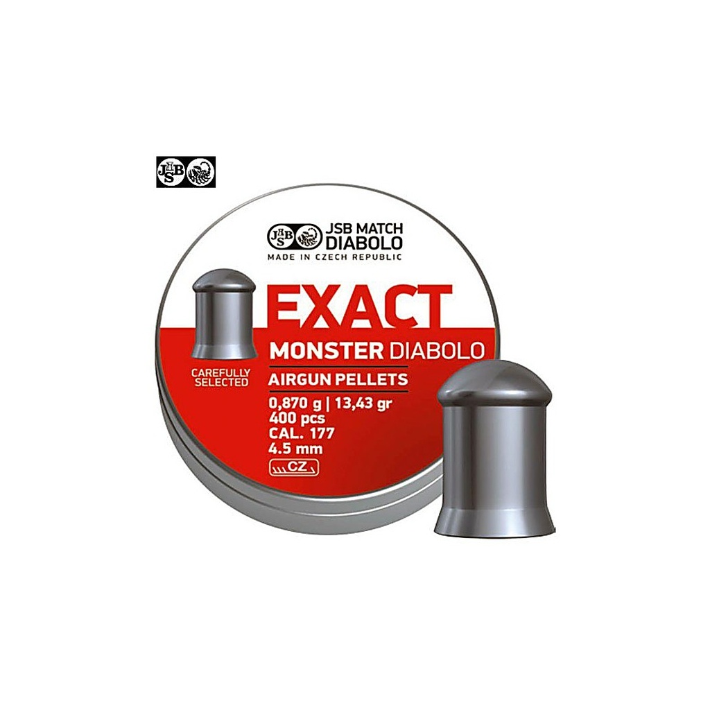BALINES JSB EXACT MONSTER C/4,5  (400 UNIDADES)