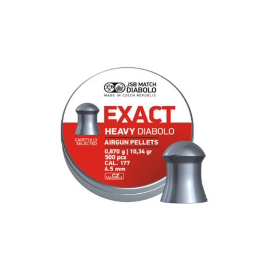 BALINES JSB EXACT HEAVY C/4,5 (500 UNIDADES)