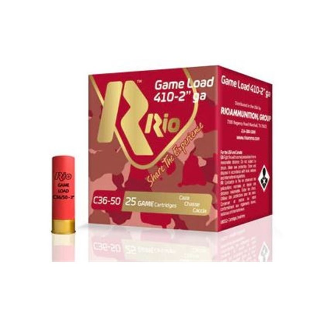 RIO C/410 GAME LOAD 36-50 MM PLOMO 7