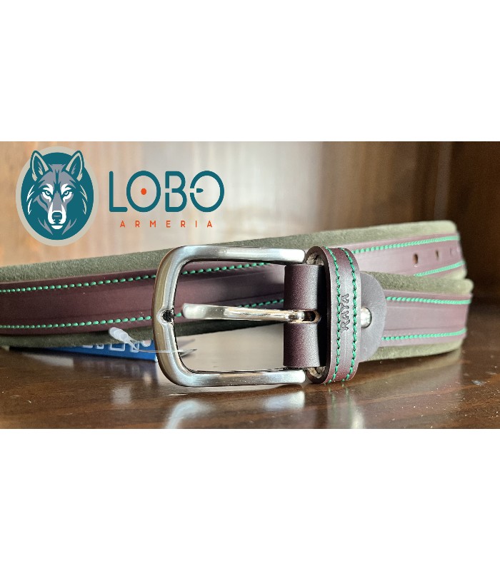 CINTURON AFELPADO GRANADA HILO VERDE