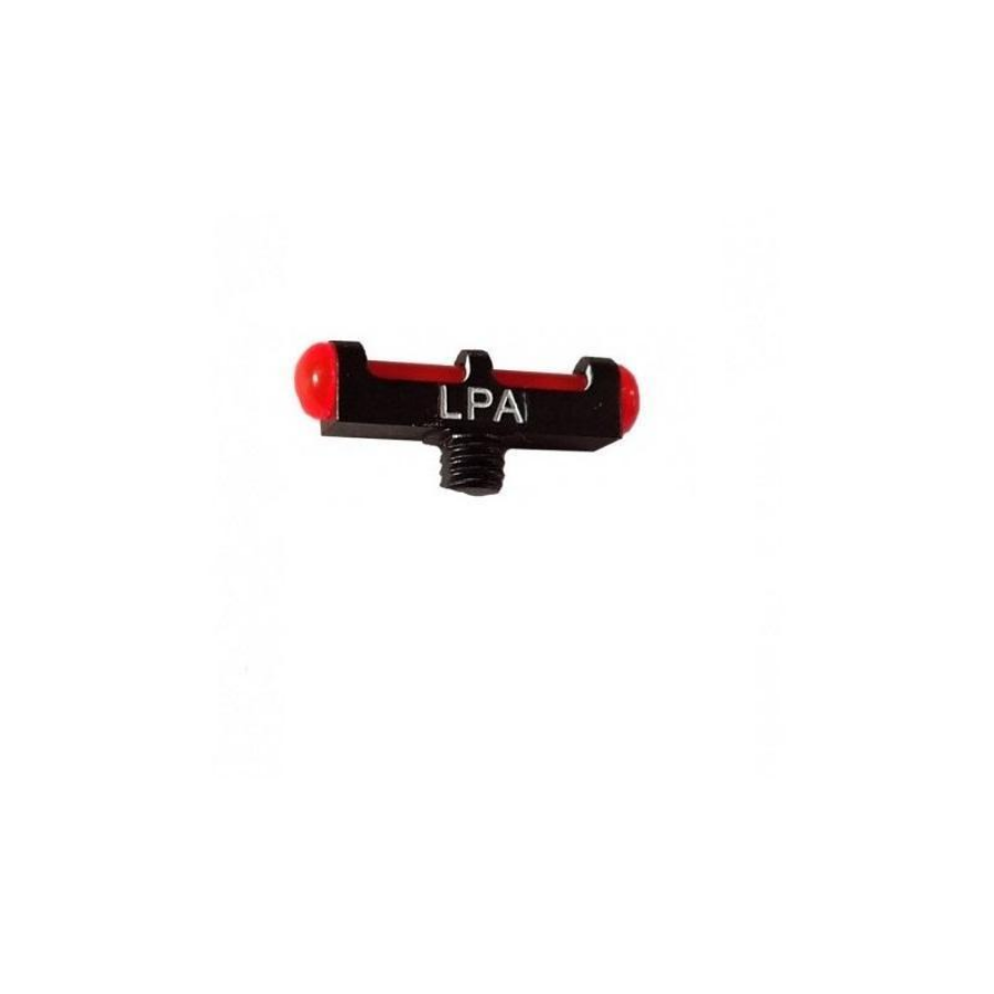 PUNTO DE MIRA DE FIBRA ÓPTICA CON ROSCA ROJO 3 MM
