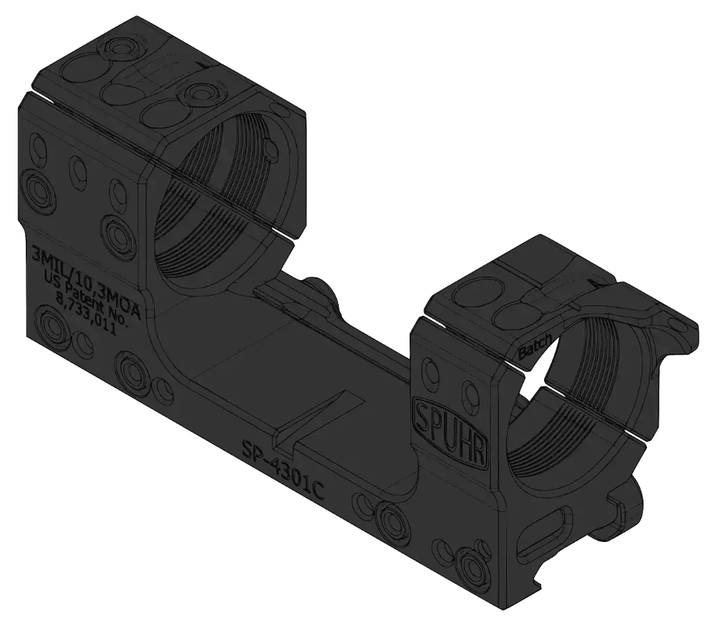 Scope Mount 34 H30mm/1.181" 3MIL PIC Gen3 ECCT