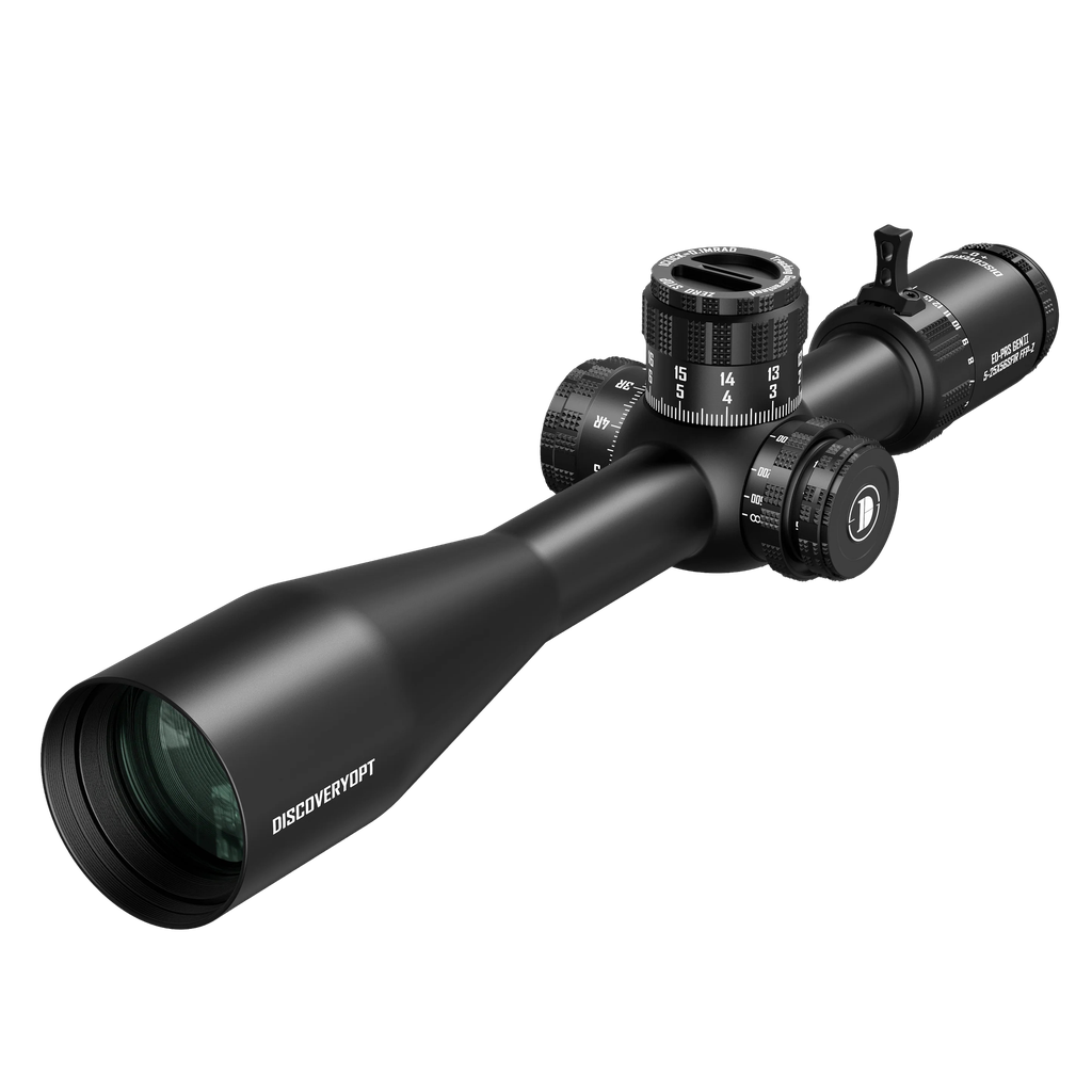 DISCOVERYOPT Óptica  ED-PRS GENⅡ 5-25X56SFIR FFP-MRAD/MOA-ZERO STOP Diámetro: 34MM 
