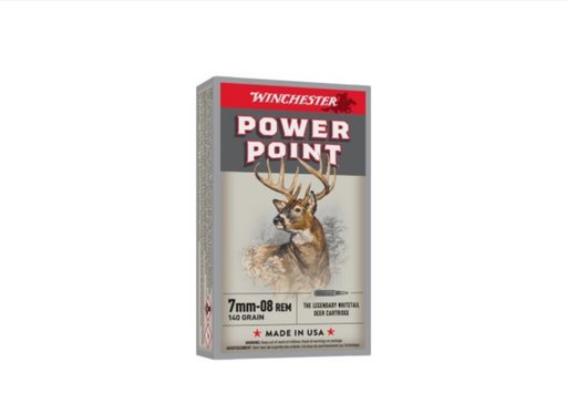 [07060002] WINCHESTER 7-08MM POWER POINT 140G