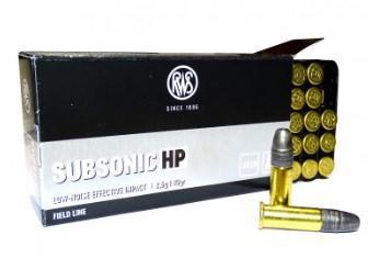 [07120004] RWS 22 LR SUBSÓNICA 40GR (CAJA DE 50)