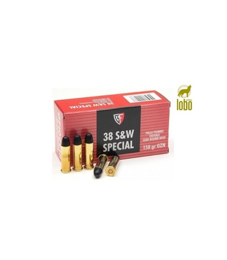 [07270000] FIOCCHI 38 SP OJIVAL PUNTA PLOMO 158G (CAJAS DE 50)