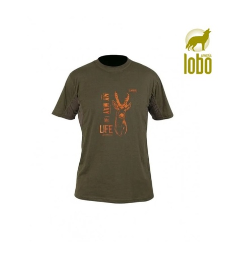 [11010372] CAMISETA HART BRANDED ROE DEER TALLA L