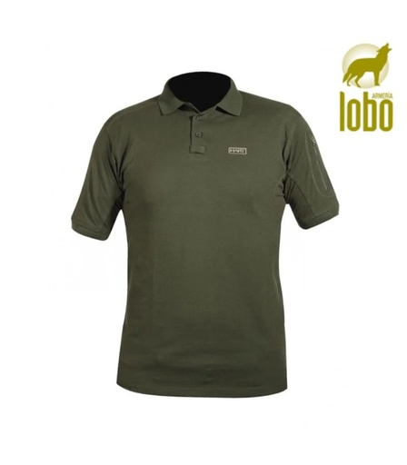 [11020205] POLO HART IVORY DARK OLIVE TALLA L