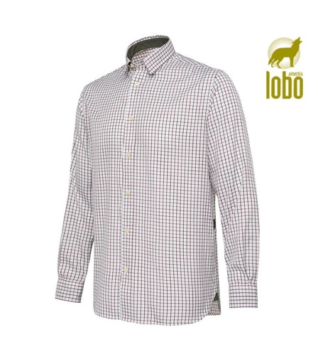 [11030449] CAMISA BERETTA CHARLOW LS BLANCO Y VERDE TALLA M
