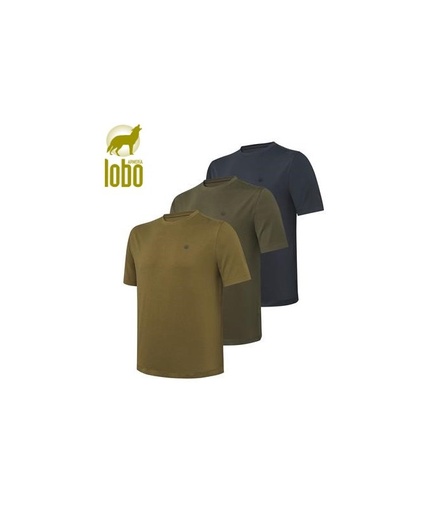 [11050781] SET DE 3 CAMISETAS BERETTA (MARRON,VERDE Y AZUL) TALLA M