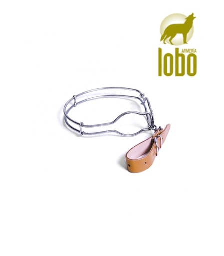 [12030011] PORTA CAZAS DE ARO VAQUETA NATURAL