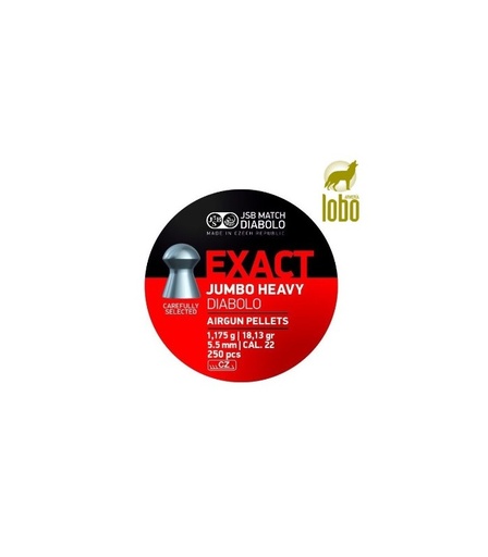 [28010068] BALINES JSB EXACT JUMBO HEAVY DIABOLO C/5,5 (250 UNIDADES)
