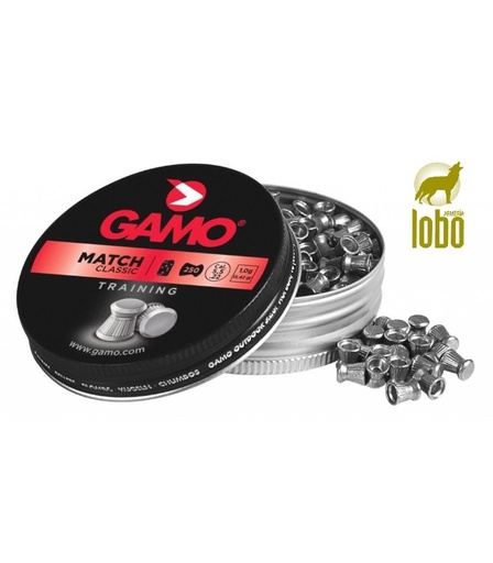 [28010079] BALINES GAMO MATCH METAL C/5,5 (CAJAS DE 250)