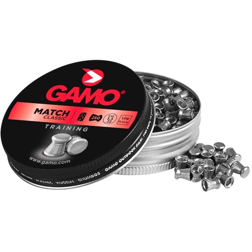 [28010079] BALINES GAMO MATCH METAL C/5,5 (CAJAS DE 250)