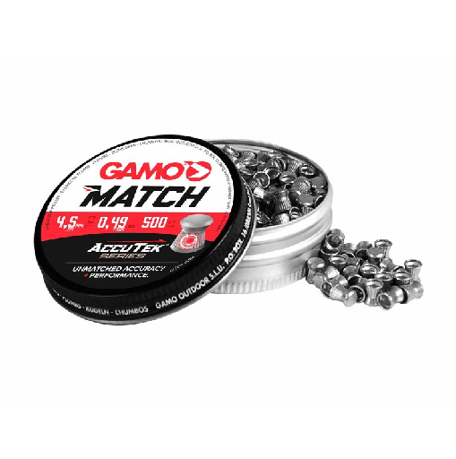 [28010080] BALINES GAMO MATCH METAL C/4.5 (CAJA DE 500)
