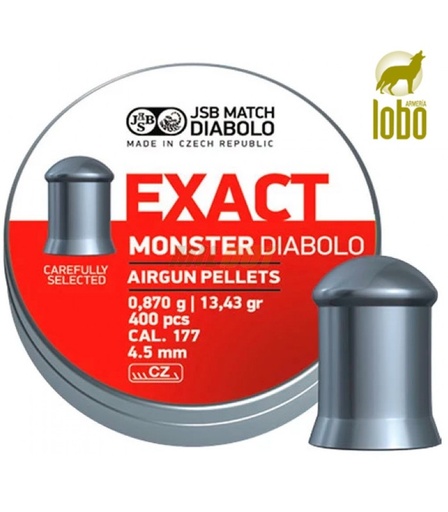 [28010033] BALINES JSB EXACT MONSTER C/4,5  (400 UNIDADES)