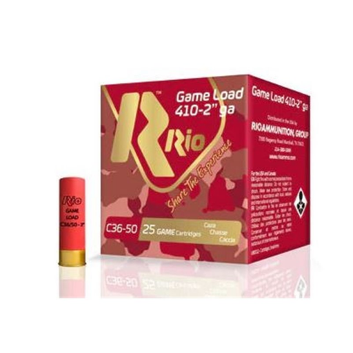 [06020893] RIO C/410 GAME LOAD 36-50 MM PLOMO 7