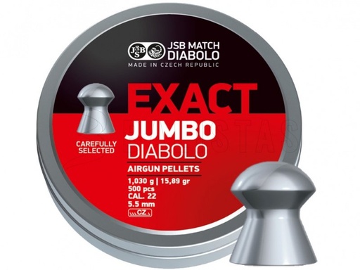 [28010099] BALINES JSB EXACT JUMBO DIABOLO CAL/5,5 (250 UNIDADES)