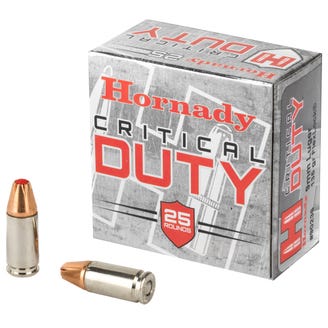 [07070012] HORNADY CRITICAL DUTY C/9MM 135G FLEX LOCK (CAJAS DE 25)