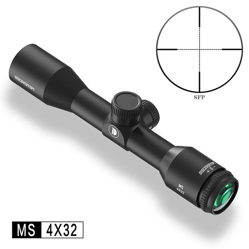 [DISMS4] DISCOVERYOPT Miras telescópicas  MS 4X32-MOA-L Diámetro: 25,4 mm 